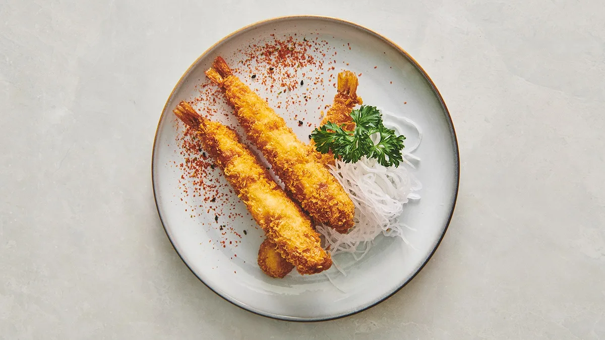 Tempura rejer (3 stk)