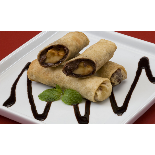 Harumaki Banana com Chocolate