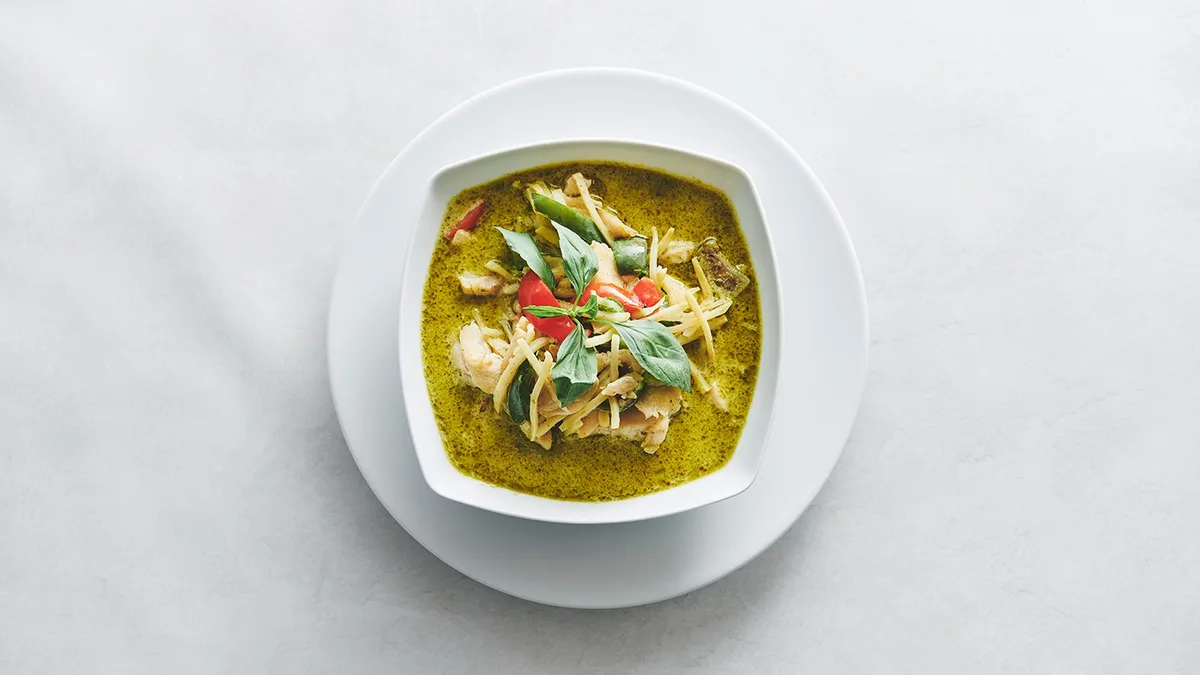 Gryta med grön curry