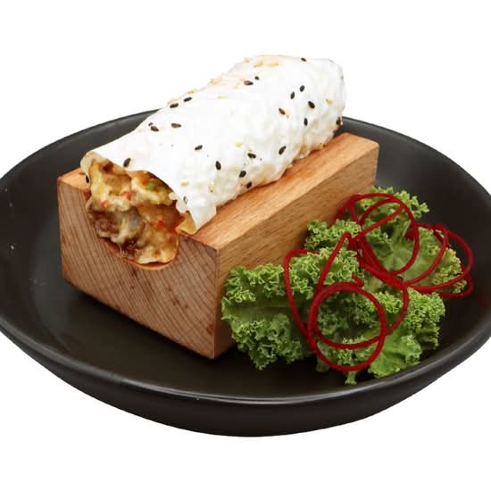 *Baked Crawfish Hand Roll
