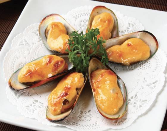 *Baked Green Mussel