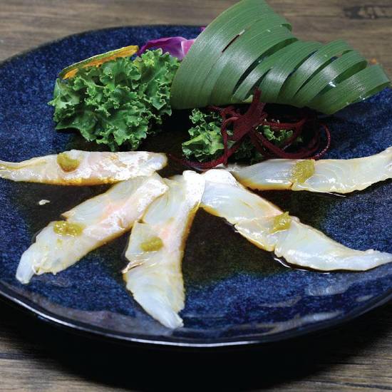 *Black Snapper Carpaccio