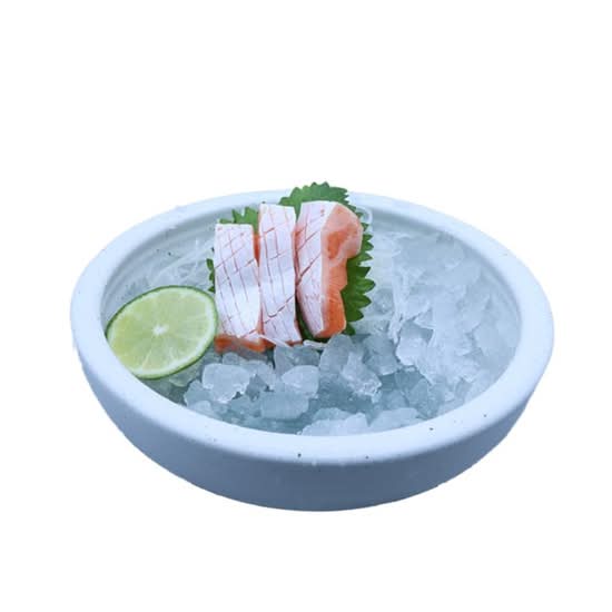 *Salmon Belly Sashimi