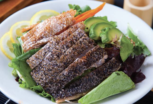 *Salmon Skin Salad