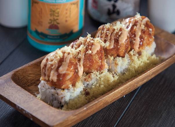 *Spicy Albacore Crunch Roll