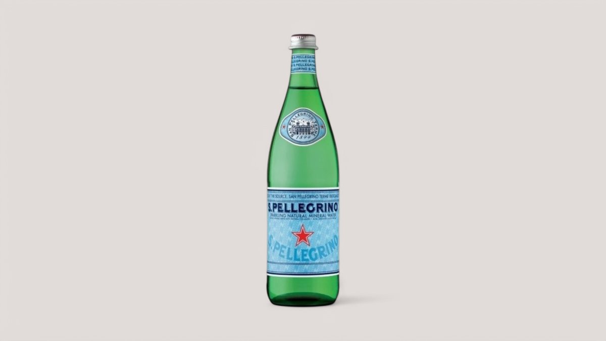 Ujë i Gazuar San Pellegrino Shishe Qelqi