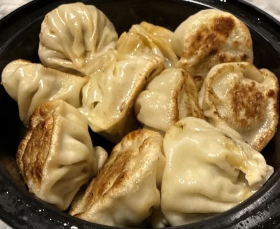 Khothey Mo:Mo (Pan Fried Mo:Mo)