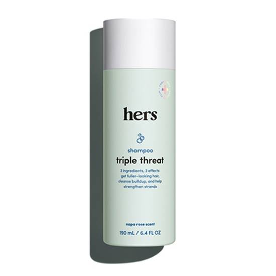 hers triple threat shampoo (6.4 fl oz)