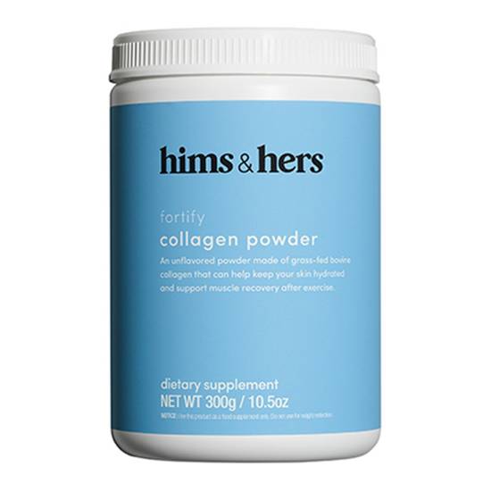 hims and hers fortify collagen powder (10.5 oz)