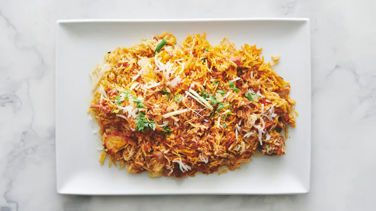 54.  Kongerejer Biryani