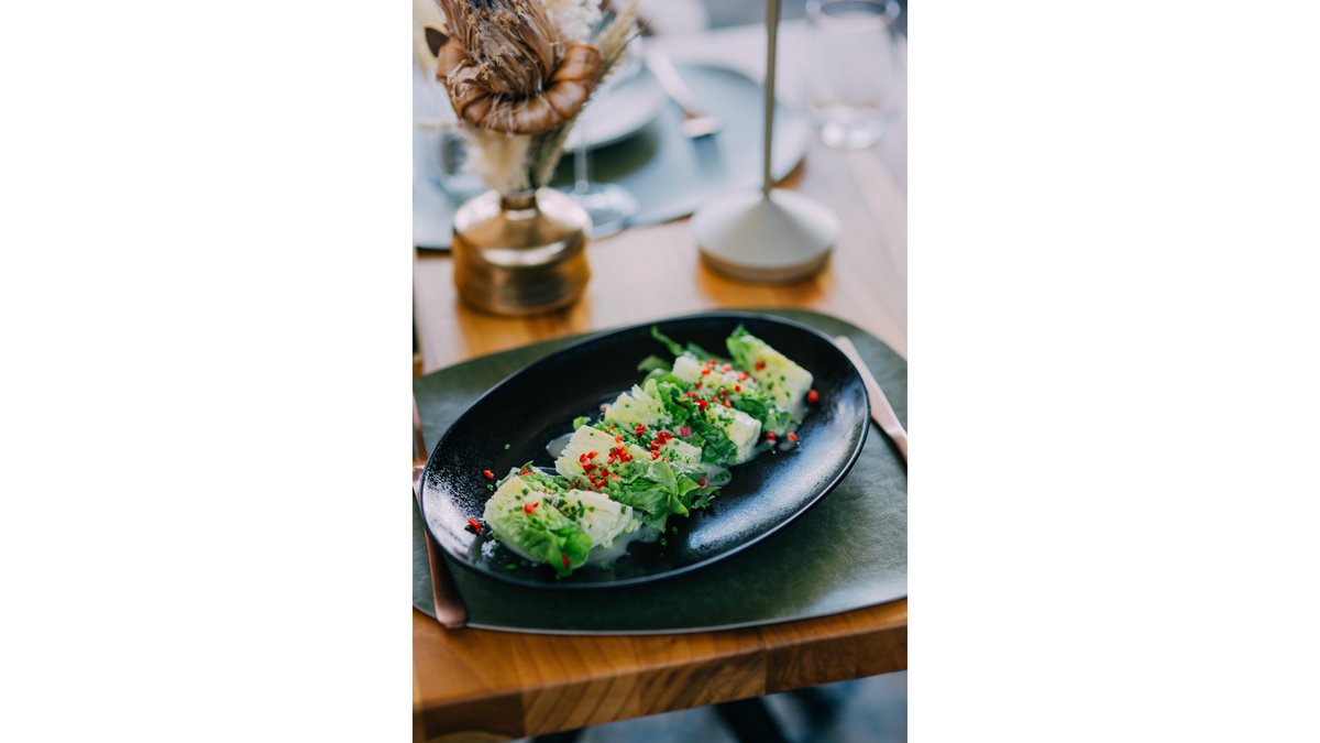 Baby gem chopped salad