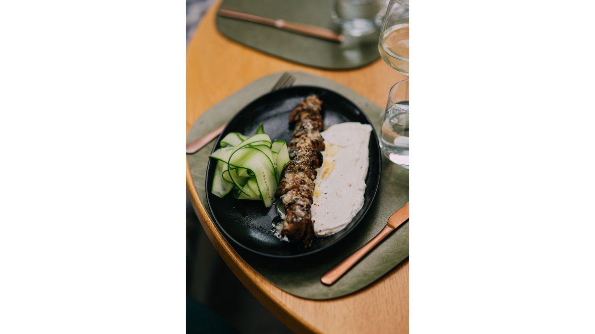 Iberico pork skewer