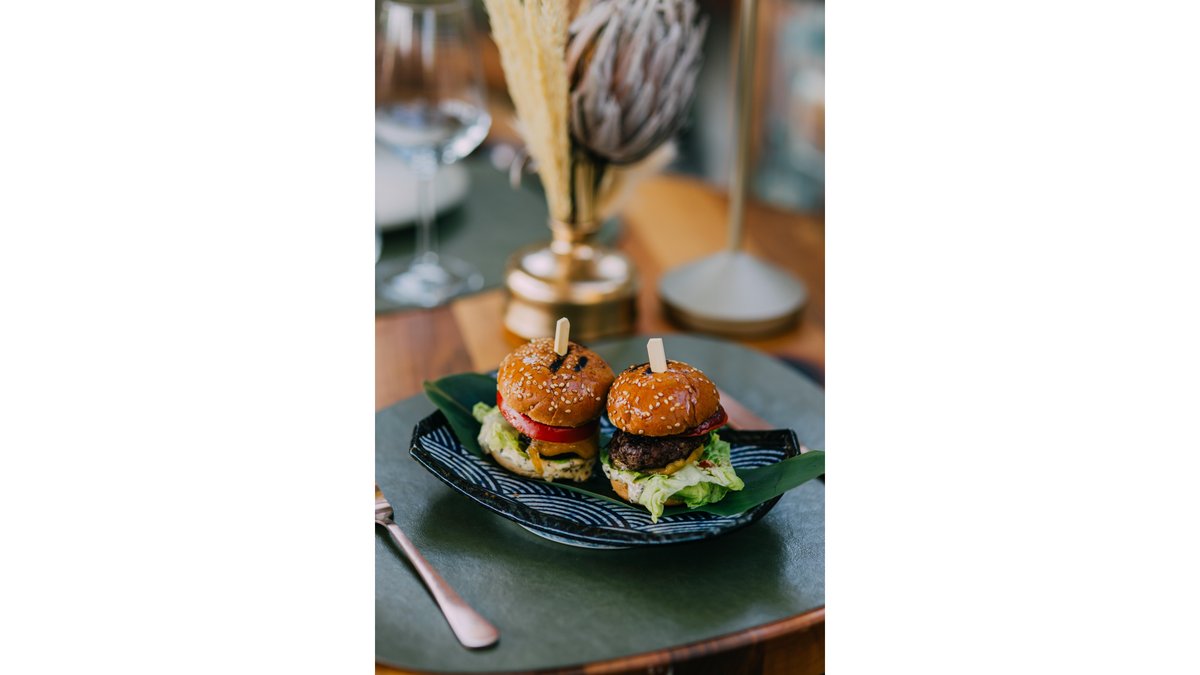 Mini wagyu truffle burgers