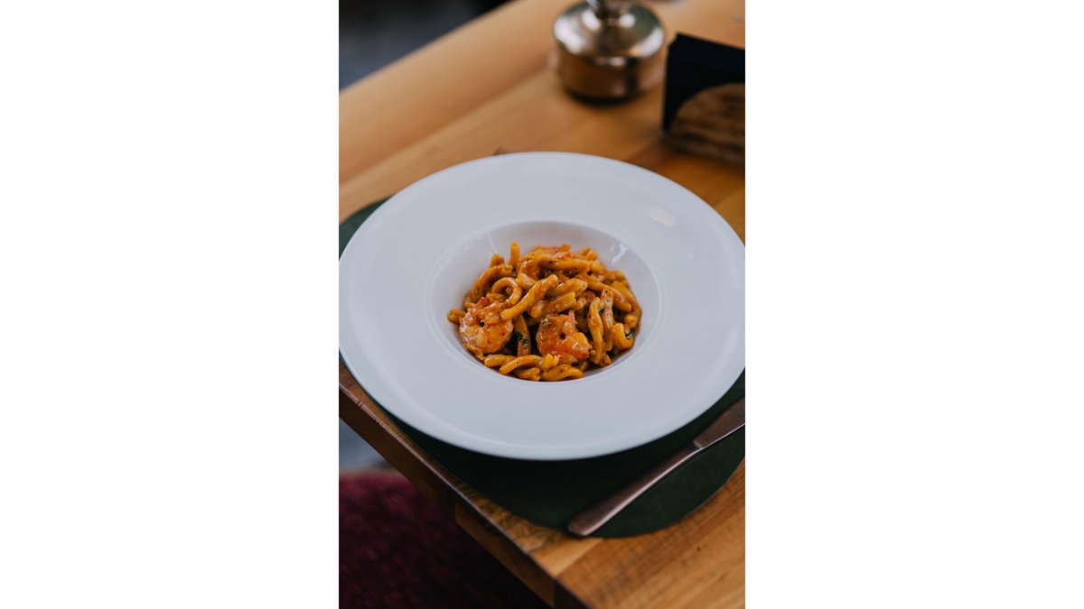 Shrimp casarecce