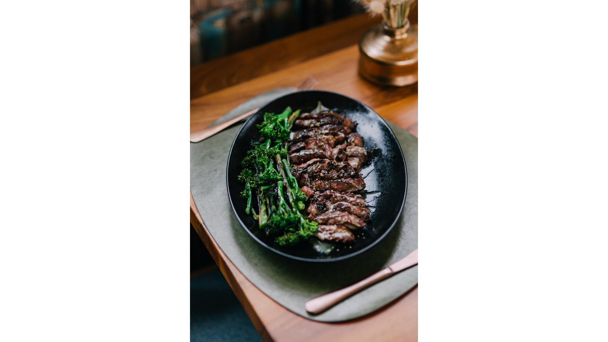 Wagyu tagliata with grilled broccoli