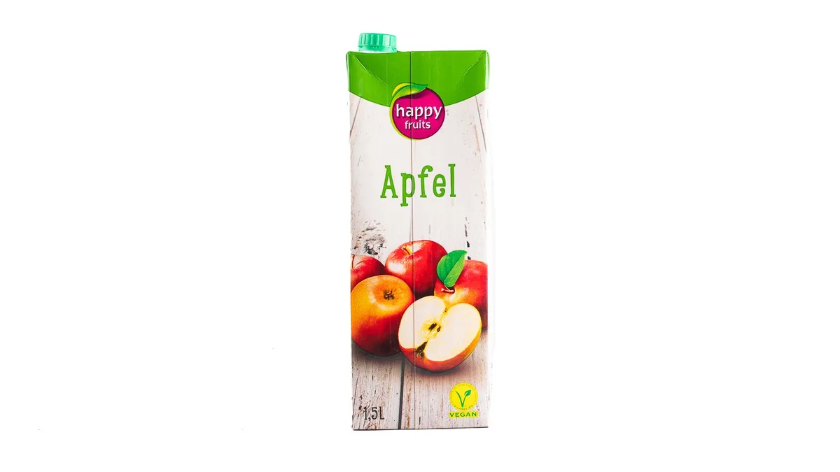 Happy fruits jabolčni sok 1.5 l