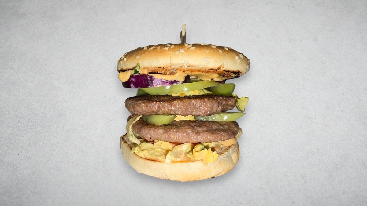 Chilli double smash burger