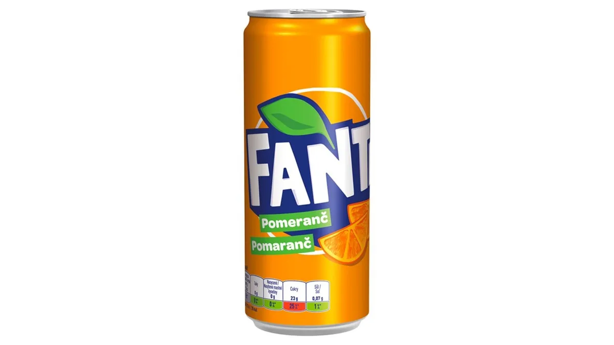Fanta - pomeranč 0,33 l