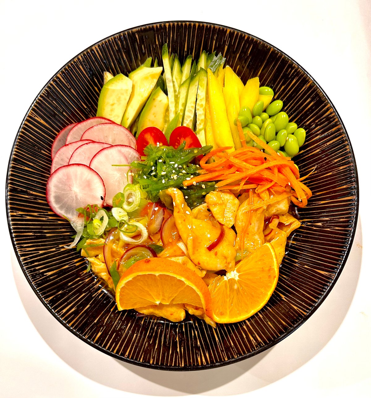Poké Spice Sweet Chicken Wok  🌶️🍊🥑💖