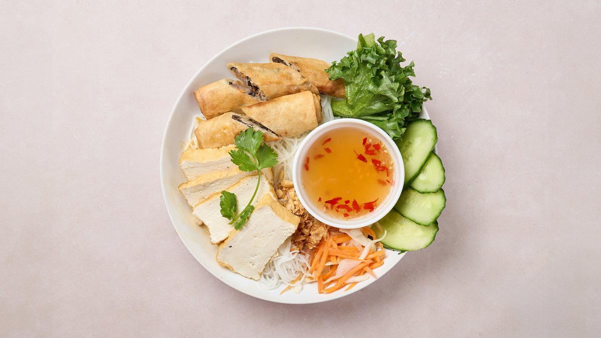 54. Bun Mix (Cha Gio and Dau Hu Chay)