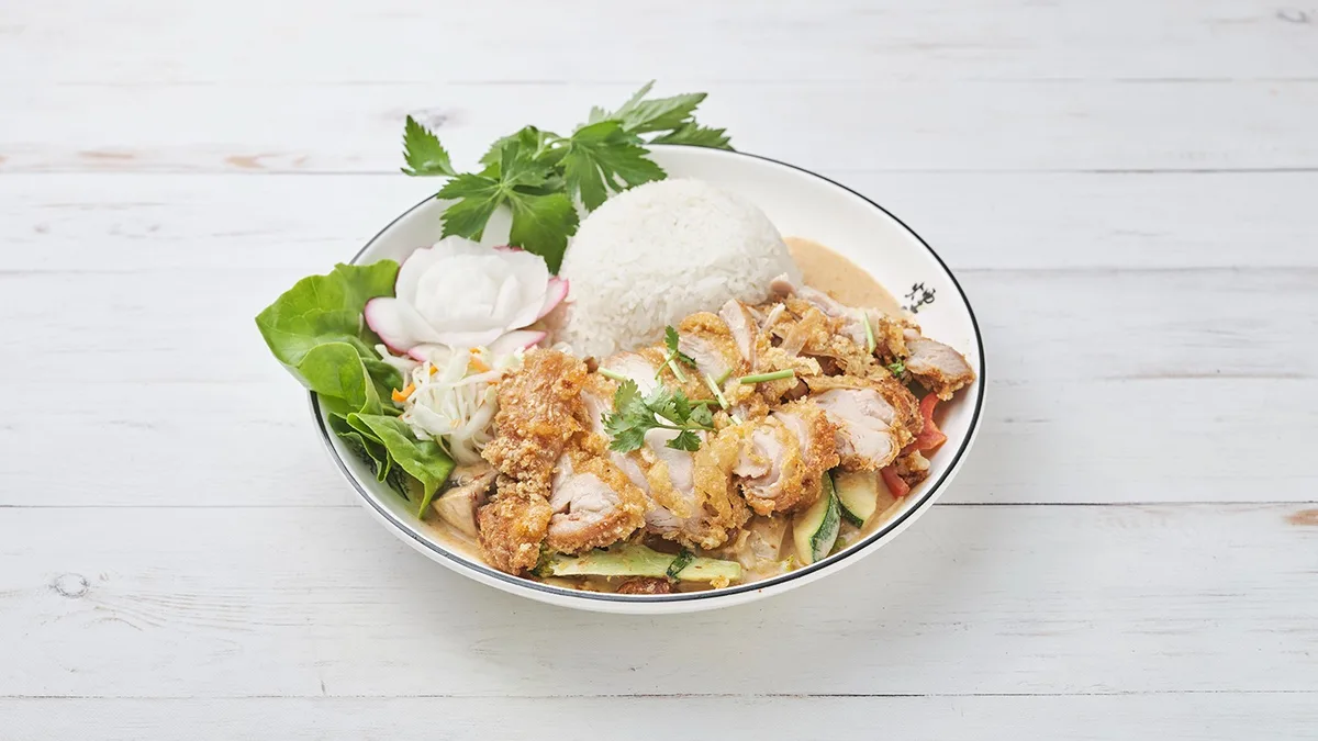 91. Red Thai curry chicken / Vörös Thai curry csirke