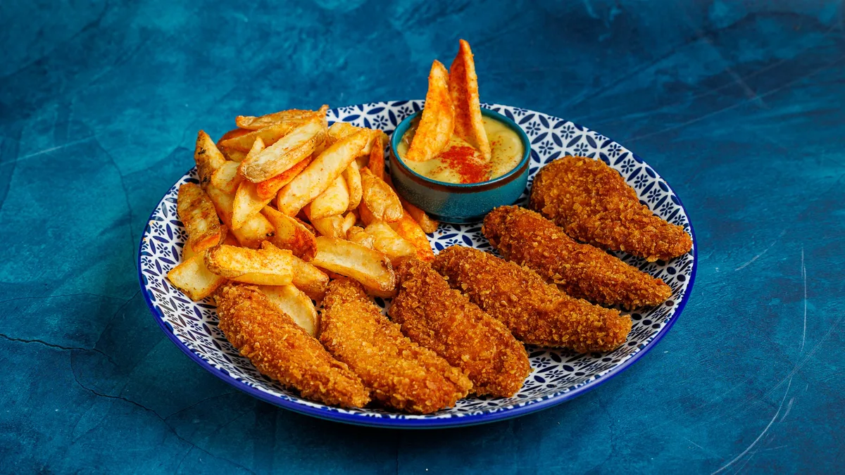Fried Chicken Fingers Μερίδα