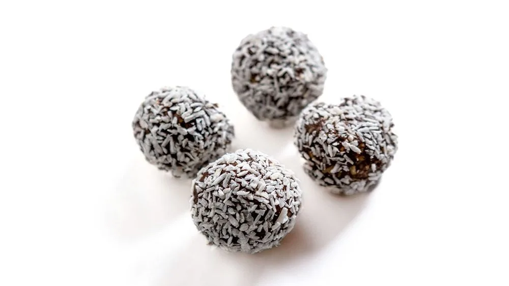 4-pack: rawbollar kaffe-vanilj