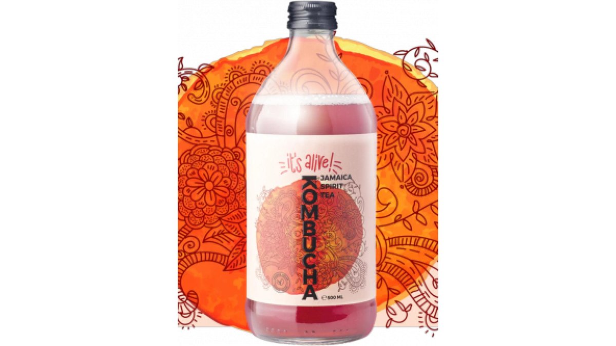 Kombucha Jamaica spirit tea 0.5