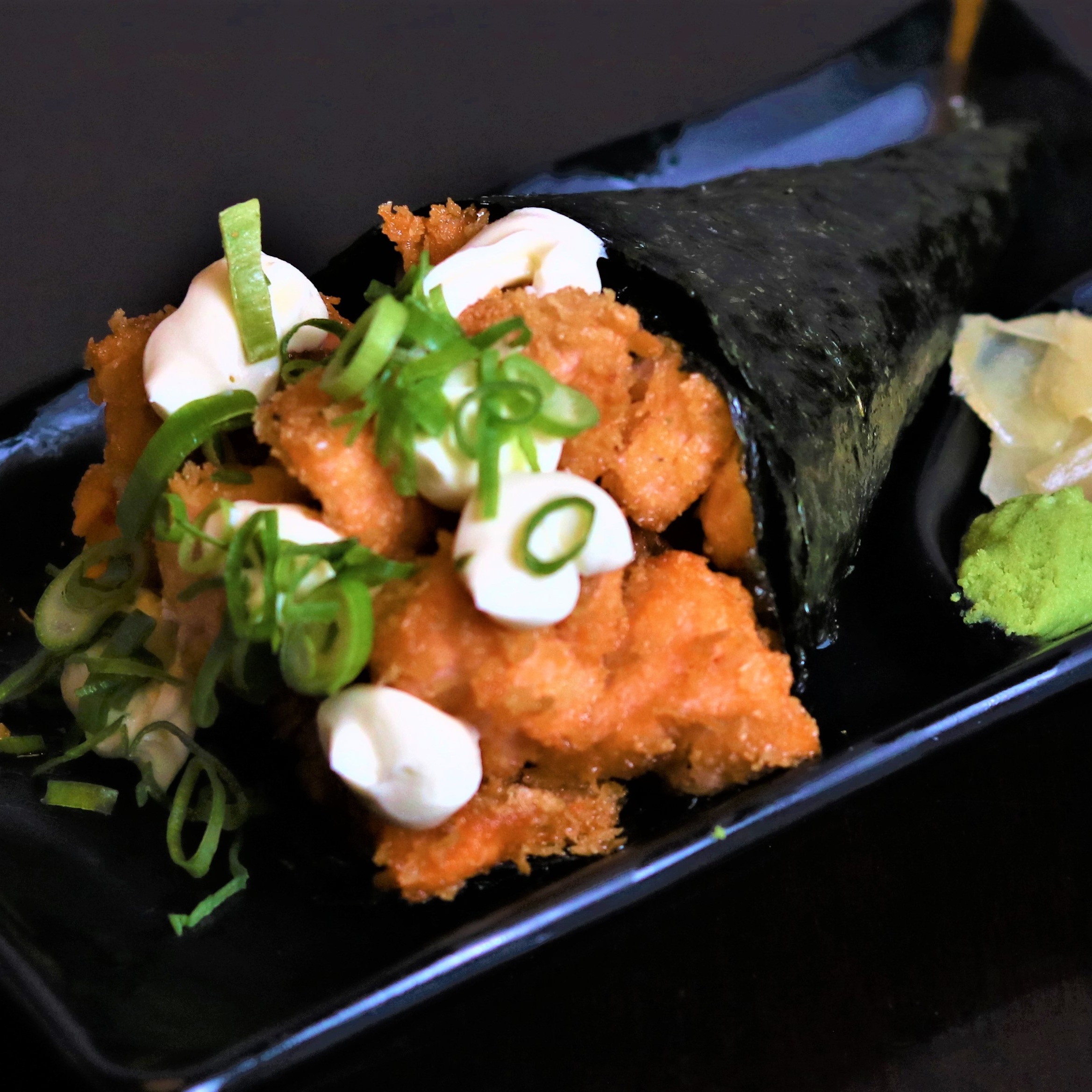 Temaki Grande Salmão Empanado