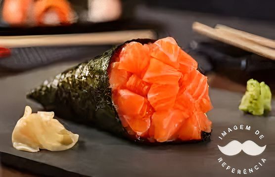Temaki Salmão Cru Simples - 180g