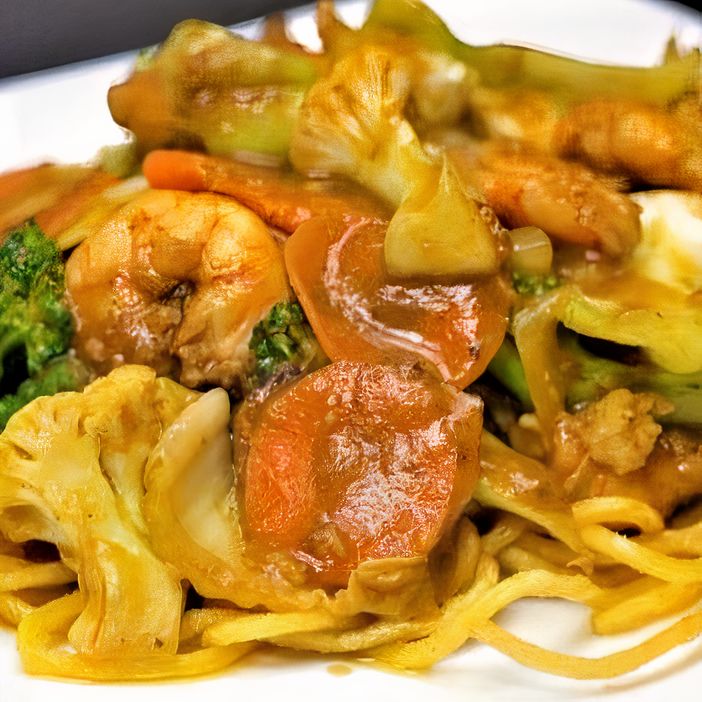 Yakisoba de Camarão
