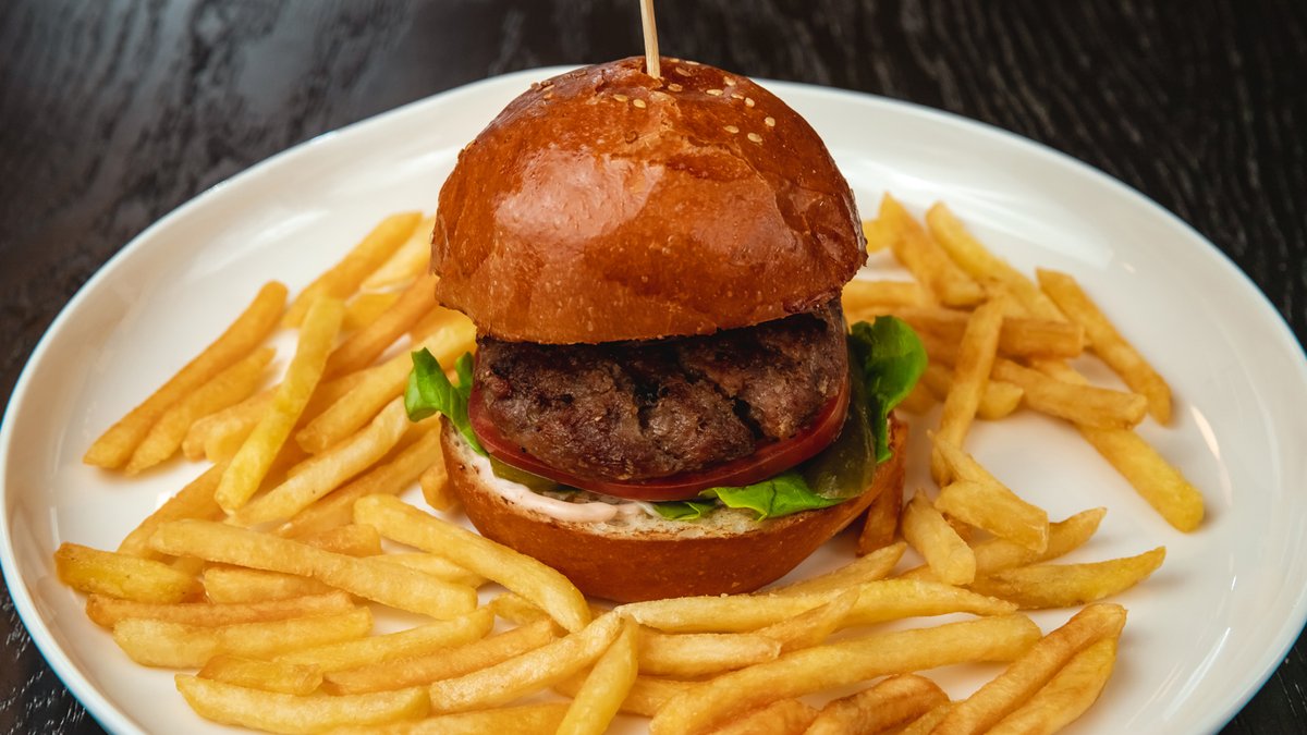 Mini Burger Kartof Fri ilə
