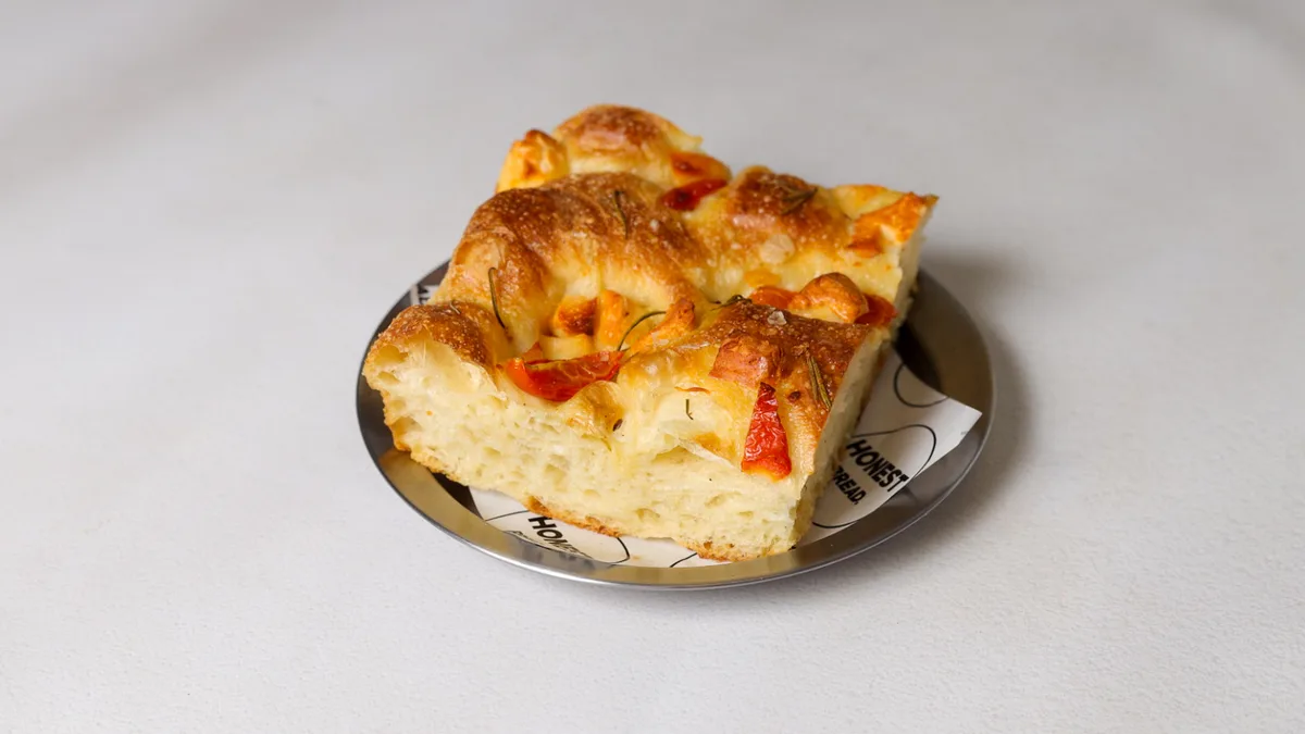 Halloumi Tomato Focaccia