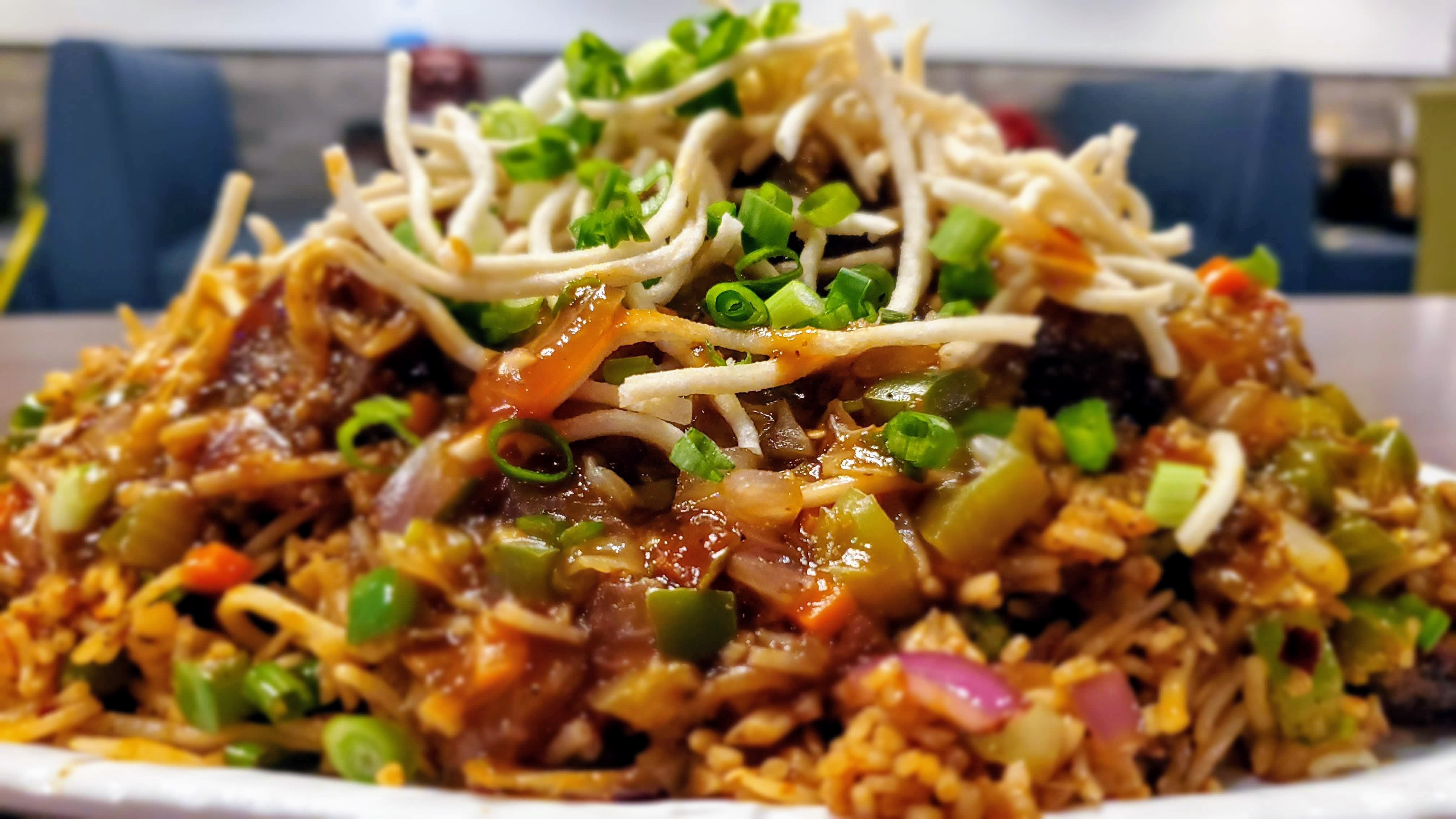 Triple Schezwan Fried Rice