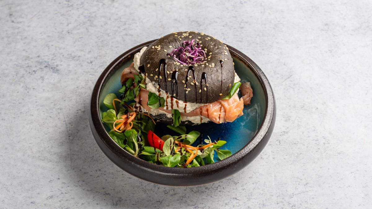 Smokey Salmon Bagel