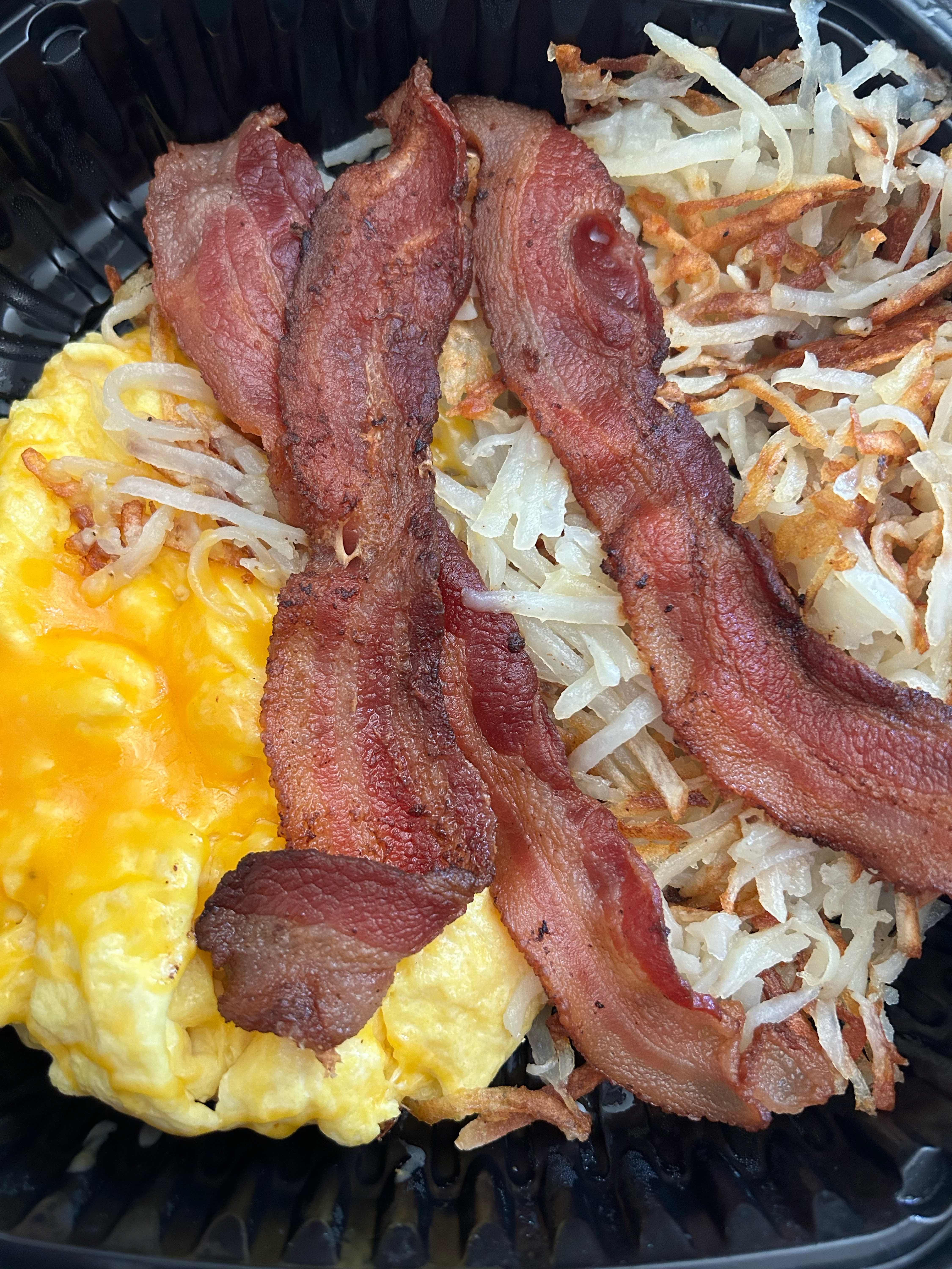 Meat and 2 Eggs