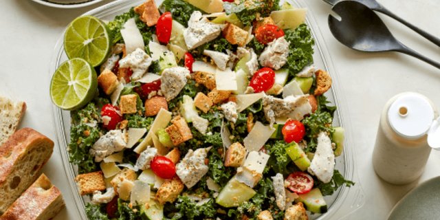 Kale Chicken Caesar Salad Platter