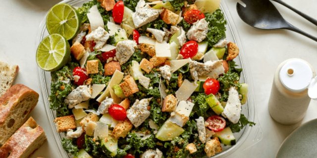 Large Kale Chicken Caesar Salad Platter