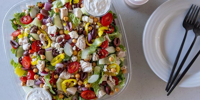 Large Loaded Greek Salad Platter