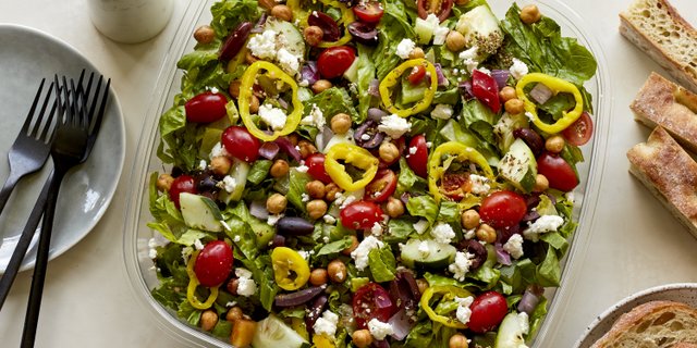 Loaded Greek Salad Platter