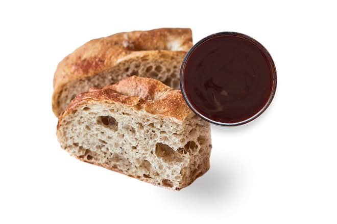 Focaccia Bread with Sweet Soy Five Spice Sauce