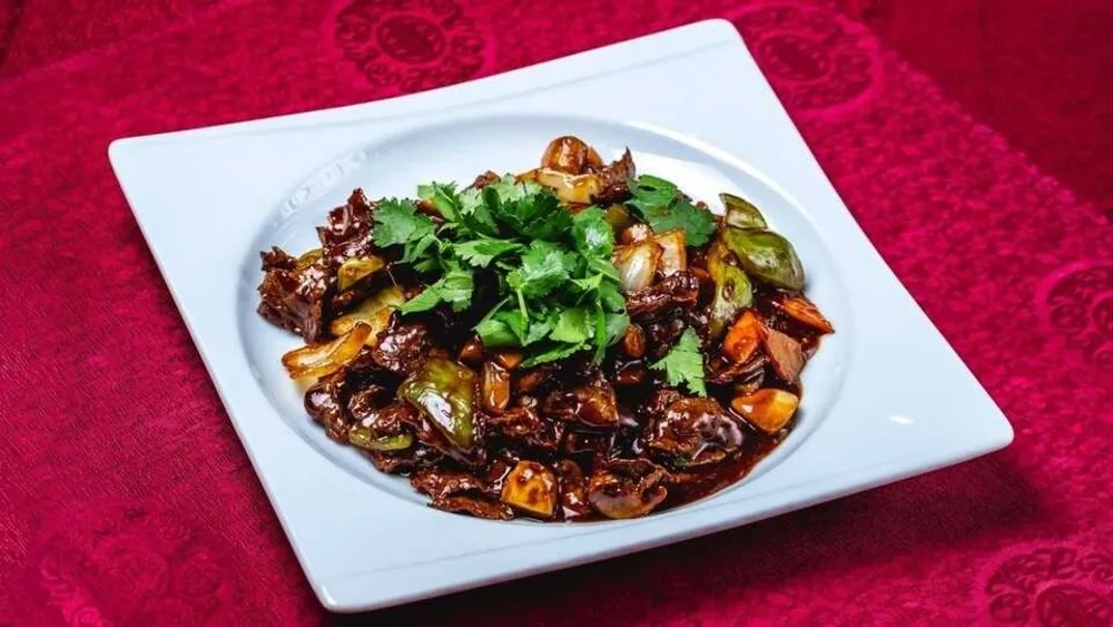 Pork in Black Bean Sauce