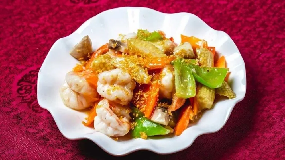 Prawns in Garlic Sauce