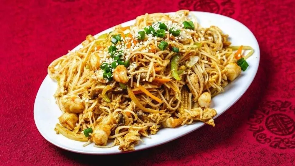 Singapore fried noodles