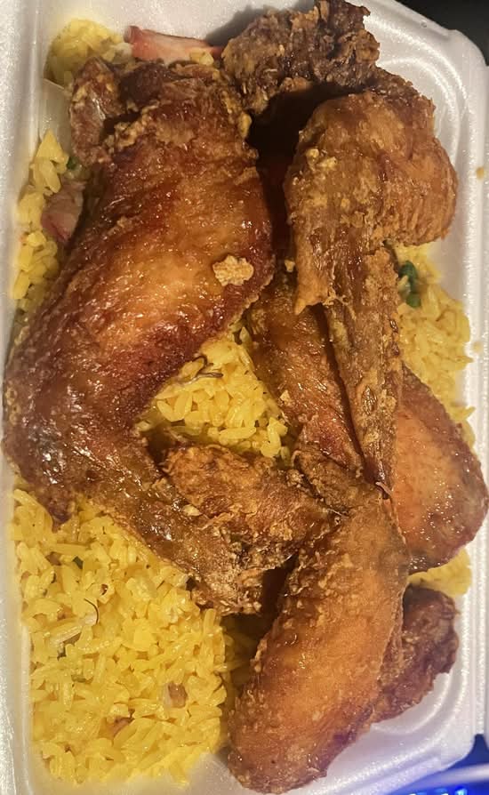 Fried Chicken Wings (4 pcs) Whole Wings