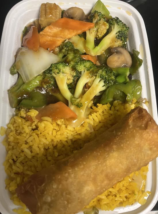 Sauteed Mixed Vegetables Combination Platter