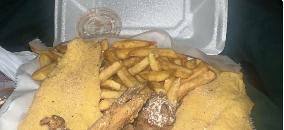 2 Catfish and 10 Shrimp or 3 Wings
