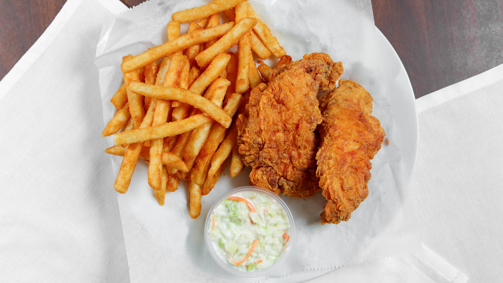 2 Chicken Strips with Fries