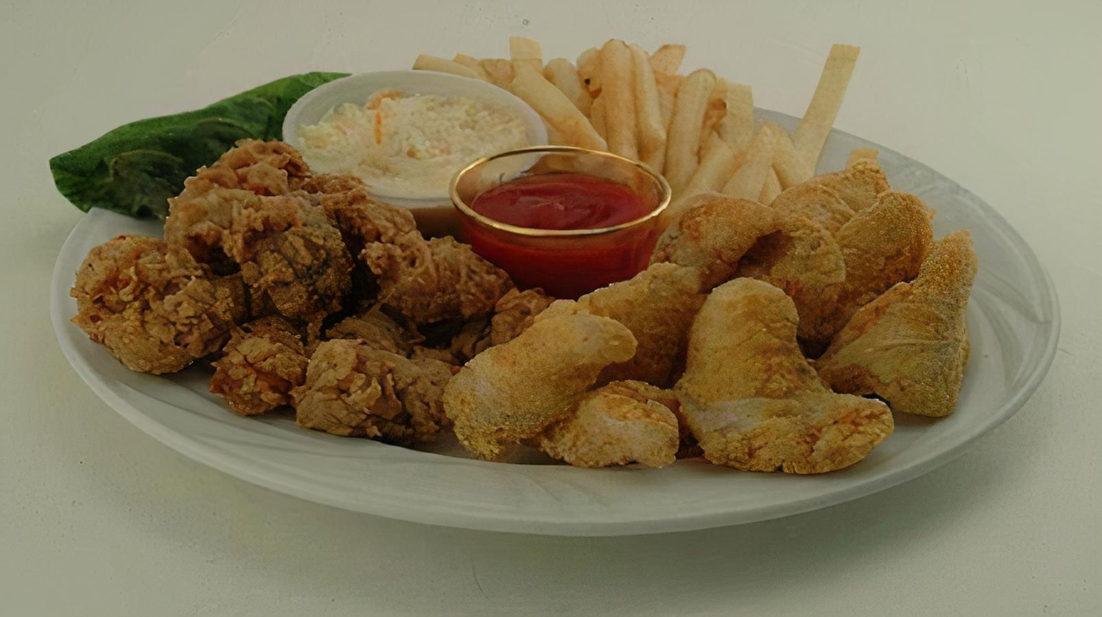 7. Catfish Nuggets and Gizzards