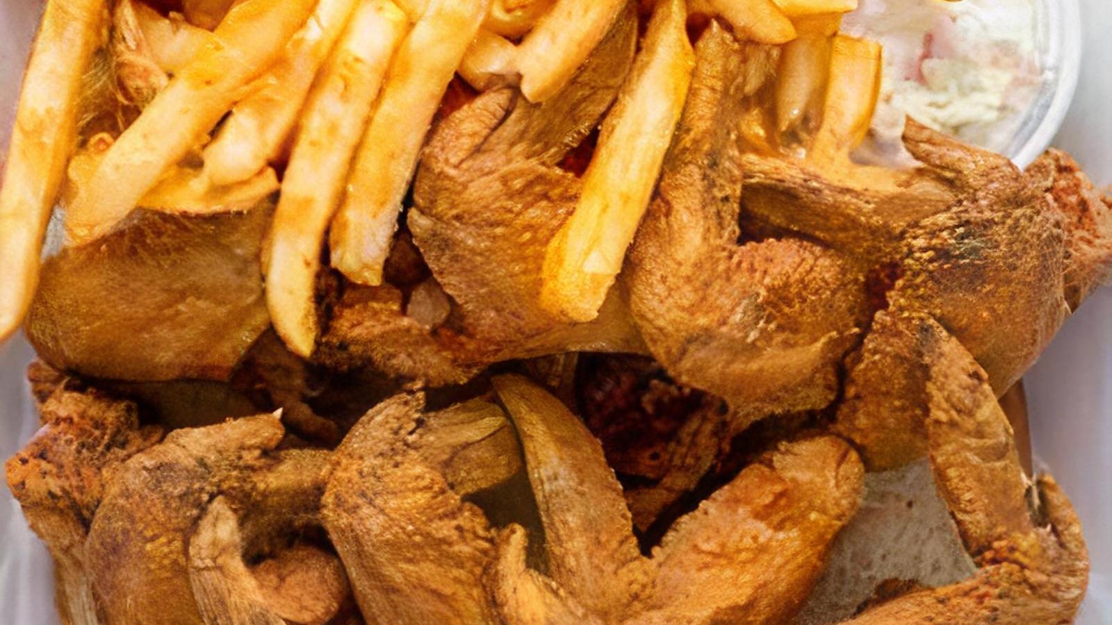 9. 5 Wings with Fries and Drink